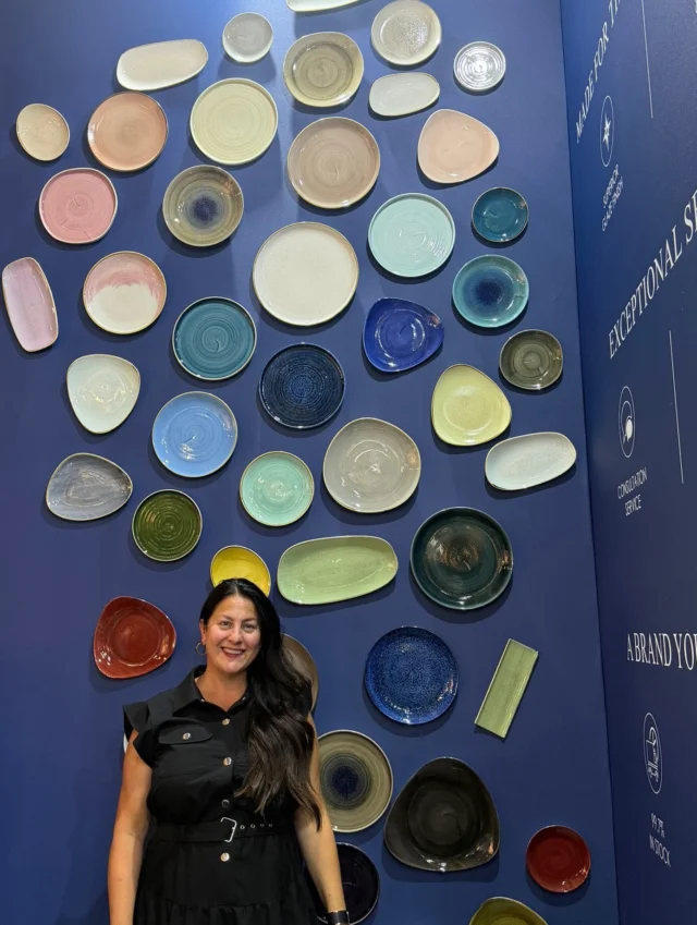 A whole mood board of @churchill_1795 behind Melissa — and not a single wrong choice in sight. 😍

Whether you love bold color, earthy textures, or classic shapes, this wall has it all.

📲 Curious what would work best for your concept? Let’s talk Churchill options!