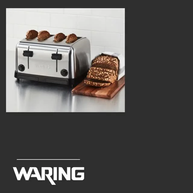 Your bread deserves better — and @waringproducts delivers.
From bagels to crispy sourdough, these toasters handle it all.

✨ Hungry for better toast? 📲 Let’s chat Waring toaster solutions!