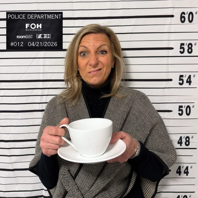 🚨 ANOTHER MUG SHOT 🚨
The mug shot lineup at Greenwald Sales & Marketing keeps growing… and the taste remains suspiciously good. ☕

Today’s suspects:
Kris Corbitt — caught keeping things classic with FOH
Melissa Greenwald — back again, this time linked to TableCraft… and barely holding it together
Michelle French — apprehended with a Churchill Tulip cup in hand
Marie Gibbs — caught enjoying Smoke by ITI
At this point, the mug file is getting pretty full. 👀

Read the full story in the blog: Linked in our bio.
Stay tuned… we may be close to the final mug shots.