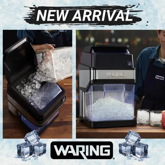 Crush. Serve. Repeat. ❄️
The NEW @waringproducts Ice Crusher (WIC50) is here to keep up—handling up to 600 lbs. of ice per hour without missing a beat.
Simple to use. Built to last. Ready for the rush.

Ready to see it in action, message us to check it out up close. 🩵