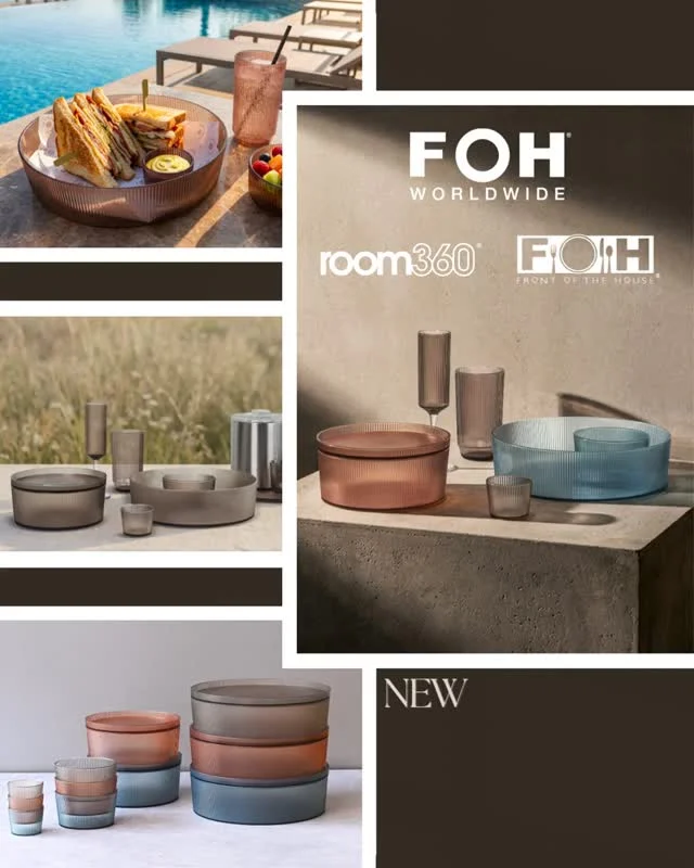 The Gatsby™ Collection by @fohworldwide just leveled up. ✨
What started with drinkware now extends to more of the tabletop—bento boxes designed to mix, match, and nest effortlessly.

Fluted texture. Refined translucency. Built for real service.
Message us to explore how it fits your next concept!