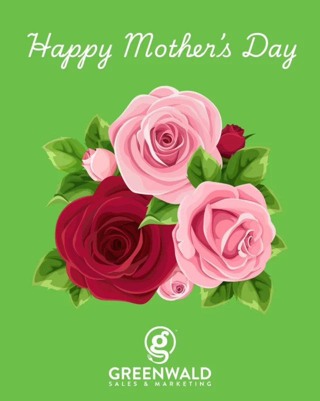 To the moms of Greenwald Sales & Marketing — the ones closing deals between school pickups, juggling spreadsheets and snack schedules, and showing up every day with grace, grit, and a whole lot of heart — we see you, and we appreciate you. 💚🫶💚

And to every mom out there, whether you're working, raising, mentoring, or simply loving someone fiercely — Happy Mother's Day from all of us at Greenwald Sales & Marketing. 💐