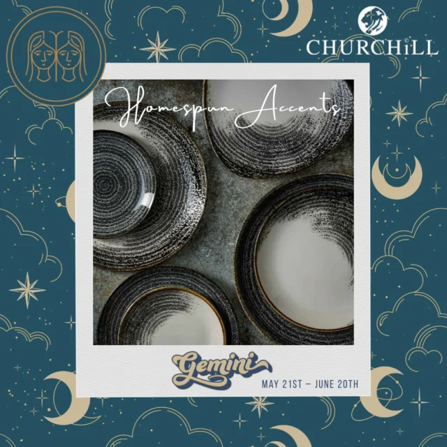 ♊ It’s Gemini season — double the charm, double the style!
AI matched this chatty, curious sign with Studio Prints Homespun Accents — a mix of texture, color, and personality that’s never boring. 

🗣️ Want chatter-starting tabletop? Homespun Accents brings the variety — contact us to get the conversation started.

@churchill_1795