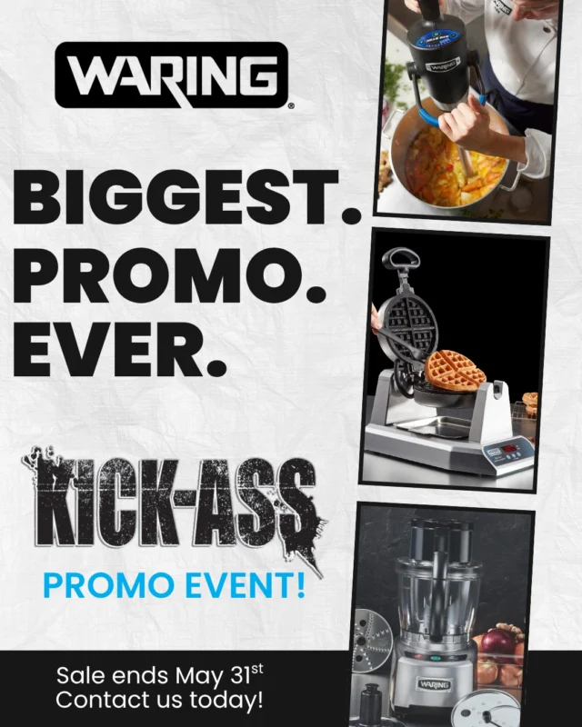 @waringproducts is having their BIGGEST promo ever 🔥 and it’s ending soon!

If this has been on your radar, now’s the time to jump in before it’s gone. Trust us… this is not the one you want to miss 👀

Message us today to explore options and get connected before the promo wraps up!