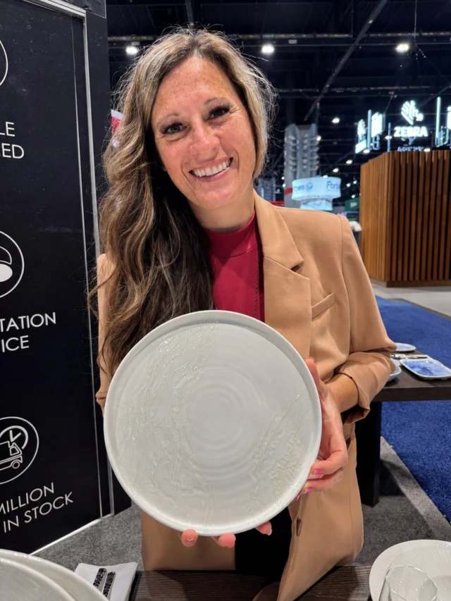 This collection is giving modern coastal energy with a bold twist. 🌊🍽️

@churchill_1795's Inked Tides collection combines rich texture, deep tones, and an organic design style that instantly adds character to the table. It’s the kind of tabletop that stands out without overpowering the overall experience. ✨

Message us to learn more or get hands-on with the collection at the Experience Center.