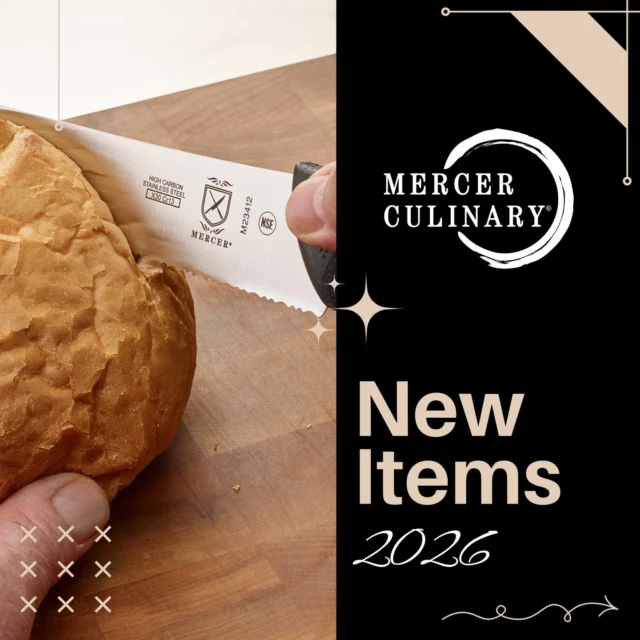 @mercerculinarytools came ready for 2026 🔪✨

Fresh knives, smart tools, and the kind of kitchen upgrades chefs immediately notice. Safe to say our “favorites” list is growing fast… and we’re not mad about it. 👀

If your prep station could use a little refresh, let’s connect. DM us to explore everything new from Mercer Culinary for 2026. 🙌
@cfsbrands