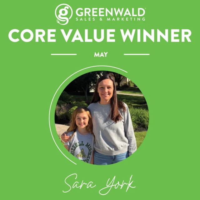 May's Core Value Winner is Sara! 💚

Sara's dedication, positive attitude, and willingness to jump in wherever needed make a lasting impact on our team every day. She consistently leads by example and helps bring our core values to life through the way she supports her coworkers and approaches every challenge. We're grateful to have her on the Greenwald team! 👏✨

Join us in congratulating Sara and show her some love in the comments!