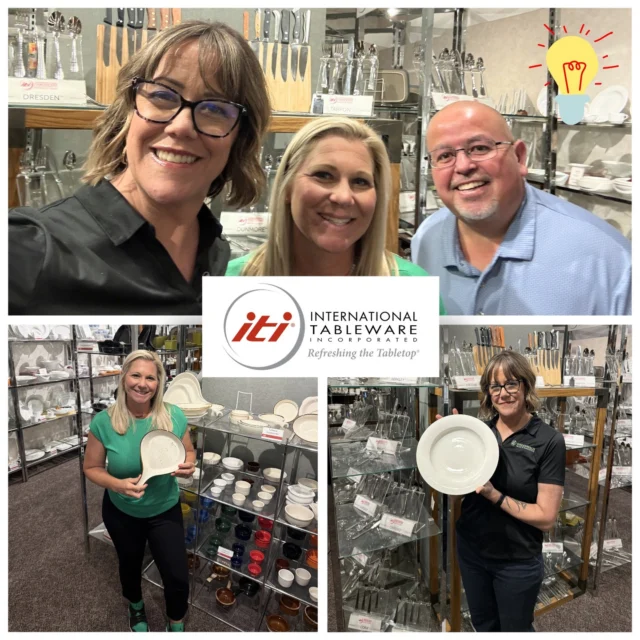 🚗 Field trip, but make it foodservice.

Kristy and Kelly hit the road to visit the @international_tableware factory, getting a behind-the-scenes look at the products, processes, and expertise that make ITI a trusted name in tabletop.

Now they're back with fresh knowledge, new insights, and probably a few fun factory stories.

Want to learn more about ITI? Let's connect!
