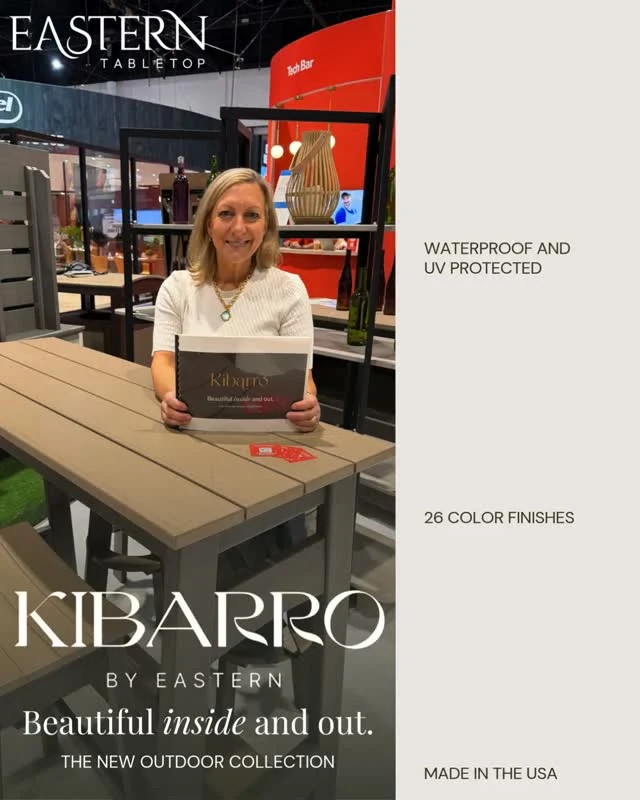 ✨ Beautiful inside and out.

@easterntabletop just introduced Kibarro, a new outdoor furniture and buffet collection designed for the next generation of hospitality spaces. From rooftop dining and poolside service to outdoor buffets and cocktail receptions, every piece is designed to bring indoor sophistication outside.

Let's just say your patio is about to get a serious upgrade. 👀

Curious about Kibarro? Contact us to learn more about the collection and explore how it can elevate your next hospitality project.