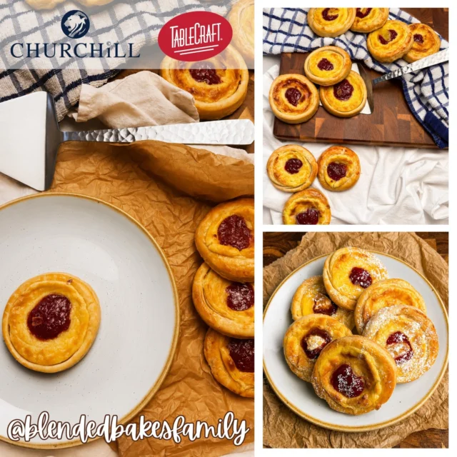 Let's be honest... these danishes are pure eye candy. 🤤🥐

@blendedbakesfamily baked up these beautiful pastries, showcased on @ churchill_1795 and presented with a @tablecraft_fs server to create a display that's almost too pretty to eat. Because when delicious treats meet thoughtful presentation, it's a recipe for guests stopping in their tracks. ✨

Now that's a breakfast display worth stopping for. 🥐✨ Ready to elevate your presentation? Let's connect!