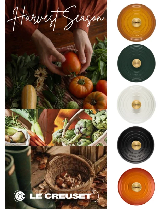Harvest State of Mind 🍂

Harvest season has officially arrived, and @lecreuset understood the assignment. Rich autumn hues, cozy recipes, and cookware that looks just as good on the table as it does on the stove? That's our kind of fall moodboard. 🍁

Which color is your favorite this season? Tell us in the comments, or reach out if you'd like to explore the Le Creuset collection!