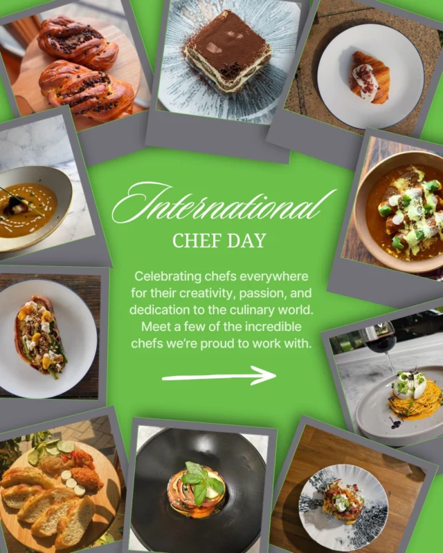 Today, the chefs get the spotlight! 👨‍🍳🌟👩‍🍳

In honor of International Chefs Day, we’re celebrating the creativity, talent, and passion chefs bring to foodservice every single day. Over the past few years, we’ve been lucky enough to work alongside some incredible culinary talent—and we think they deserve a little showing off!

Meet a few of the amazing chefs we’re proud to work with. 🍴✨

Want to join the fun? We’re always excited about new collaborations! Contact us to see how we can work together.

@blakebecookin @chefshug @sayberscooking_ @chef_natasha